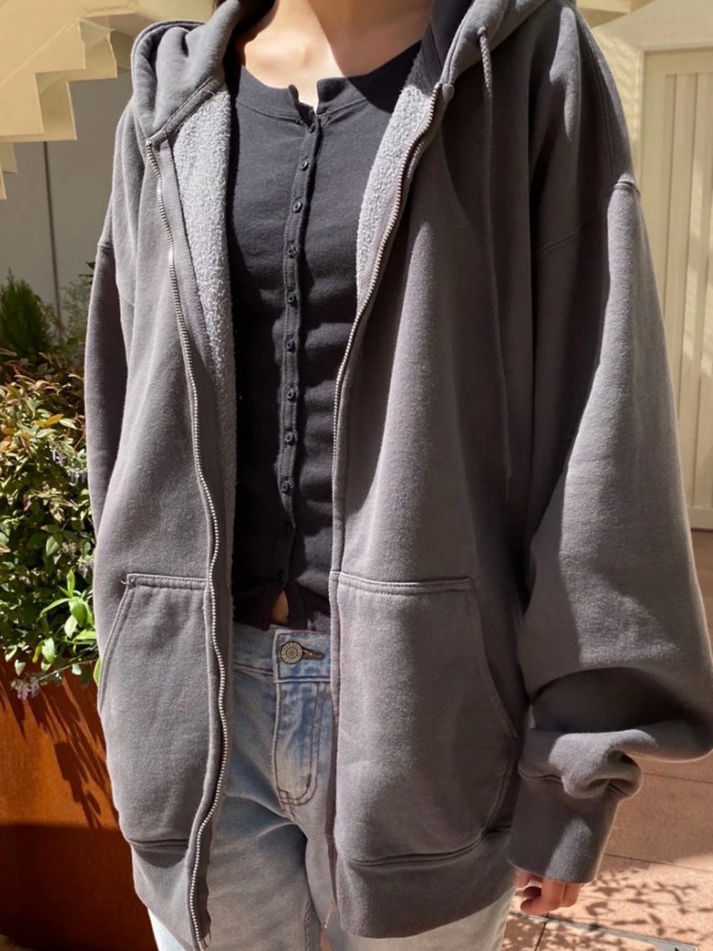 Brandy melville christy hoodie one size